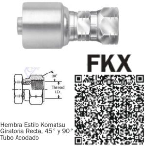 4FKX-04 CONNECTION FOR 04 HOSE