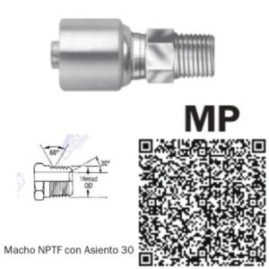 CONEXION 6MP-06PARA MANGUERA DE 6