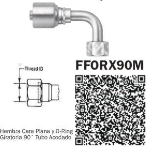 8FFORX90M-08 CONNECTION FOR 8 HOSE