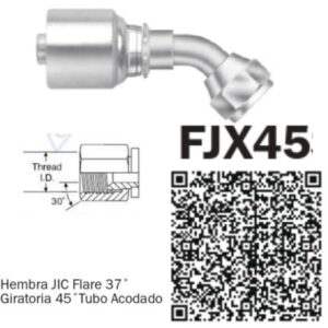 CONNECTION 8FJX45-08 FOR 8 HOSE
