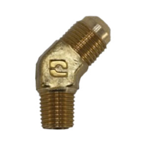 45 DEGREE ELBOW 3/8 FLEER MALE TO 1/4 NPT MALE