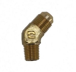 ELBOW 45 3/8 FLEER MALE TO 1/4 NPT MALE