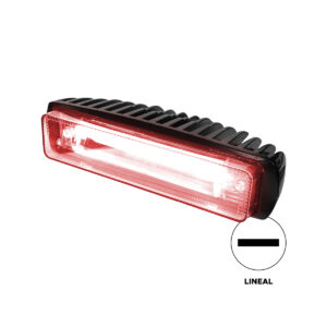 RED LINEAR REAR LAMP 12-80VOLTS LED