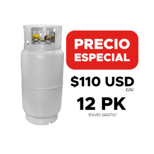 PACK OF 12 33.5 LBS TANK. = 29.9 LTS. IMPORTED (LIGHT STEEL)