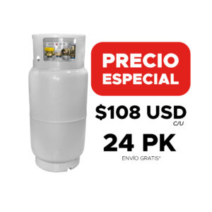 PACK OF 24 33.5 LBS TANK. = 29.9 LTS. IMPORTED (LIGHT STEEL)
