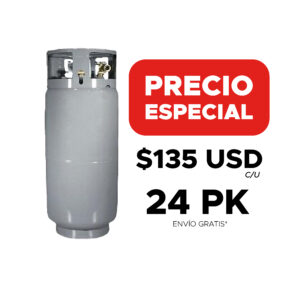 PACKAGE 24 TANKS 43.5 LBS (39. LTS) IMPORTED (LIGHT STEEL)