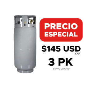 PACKAGE 3 43.5 LBS TANK. = 39.LTS. IMPORTED (LIGHT STEEL)