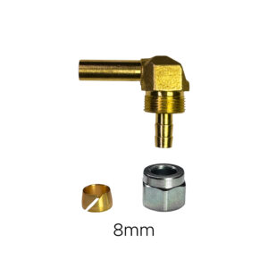 THERMOPLASTIC ELBOW SET 90 * 08 / M16X1 / 08